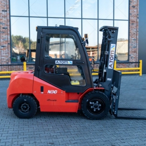 Дизельный вилочный погрузчик Noblelift FD30, кабина, обогреватель, пневматика