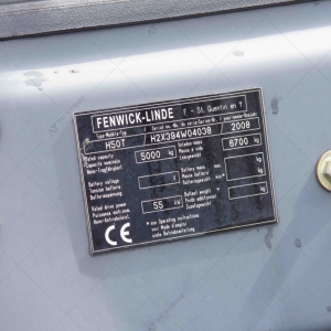 Вилочный погрузчик Linde H50T 2008 г. 15323 м/ч. №6438