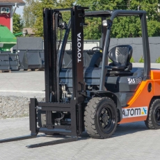 Дизельный вилочный погрузчик Toyota 02-8FDF30 2008 г. 3496 м/ч., №4155