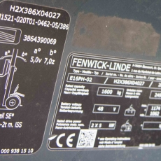 Вилочный погрузчик Linde E16PH-02 2020 г. 6683 м/ч., № 5615